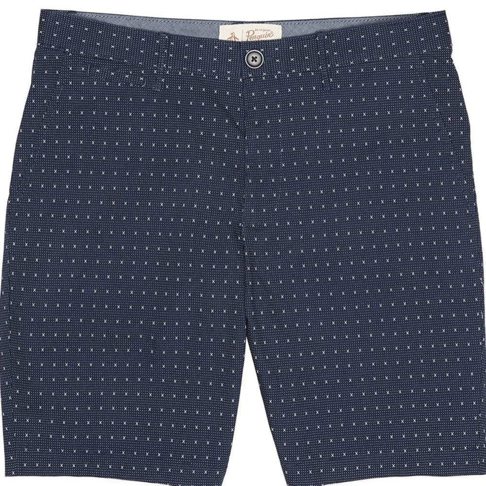 Original Penguin Crosshatch Slim Fit X Shorts